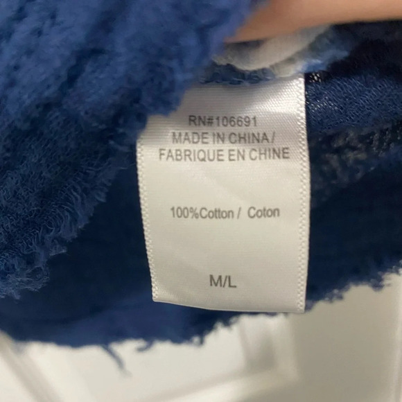 Young Fabulous and Broke Raw Hem Cotton Tye Dye Top in M/L - Picture 3 of 5